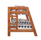 Wrangle Hill Wood Twin Over Full Bunk Bed Amber Wash