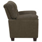 Clementine Upholstered Chair with Nailhead Trim Brown