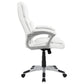 Kaffir Adjustable Height Office Chair White and Silver